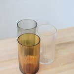 Large ribbed glass