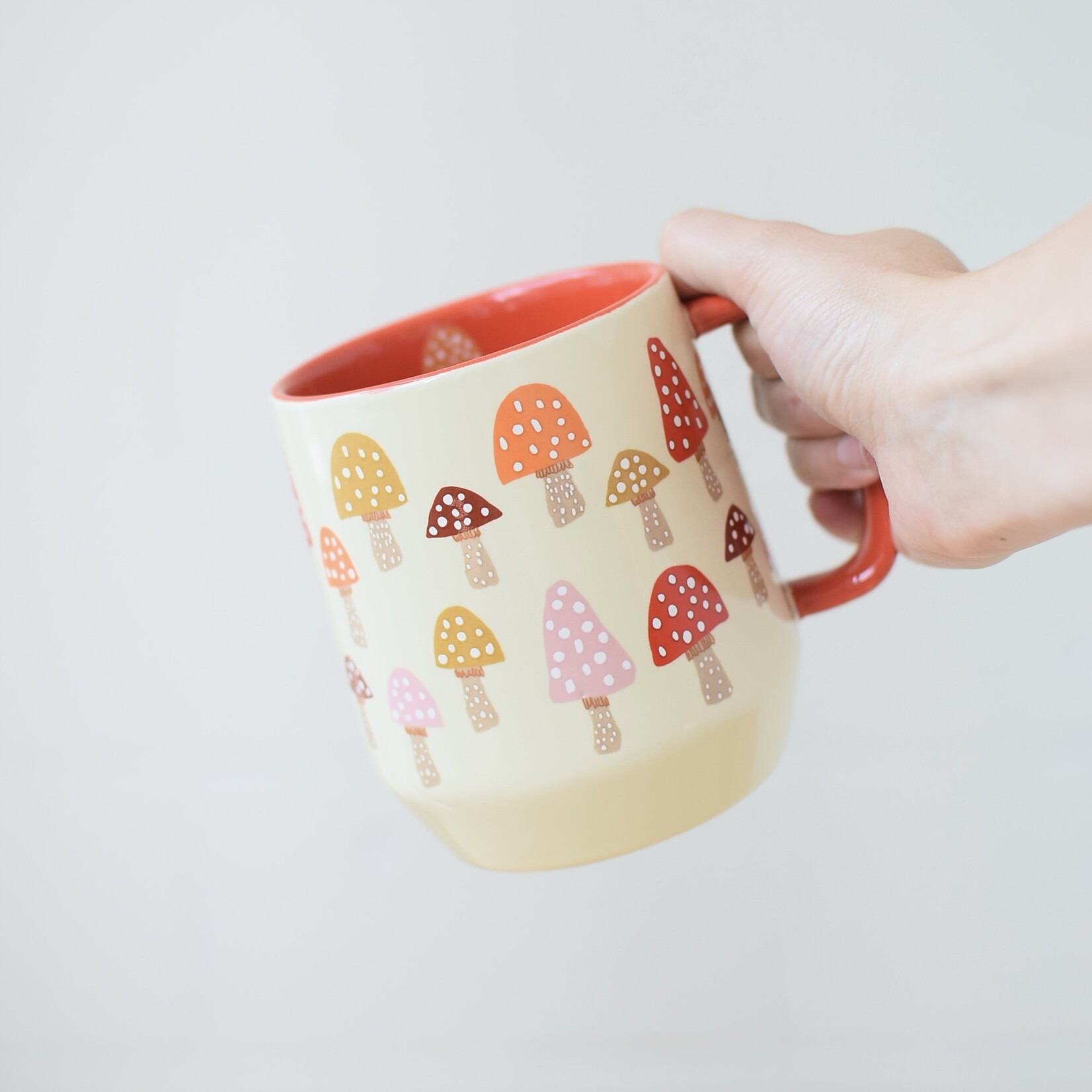 Large mushroom mug