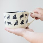 Cat latte mug