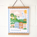 Hochelaga stamp poster