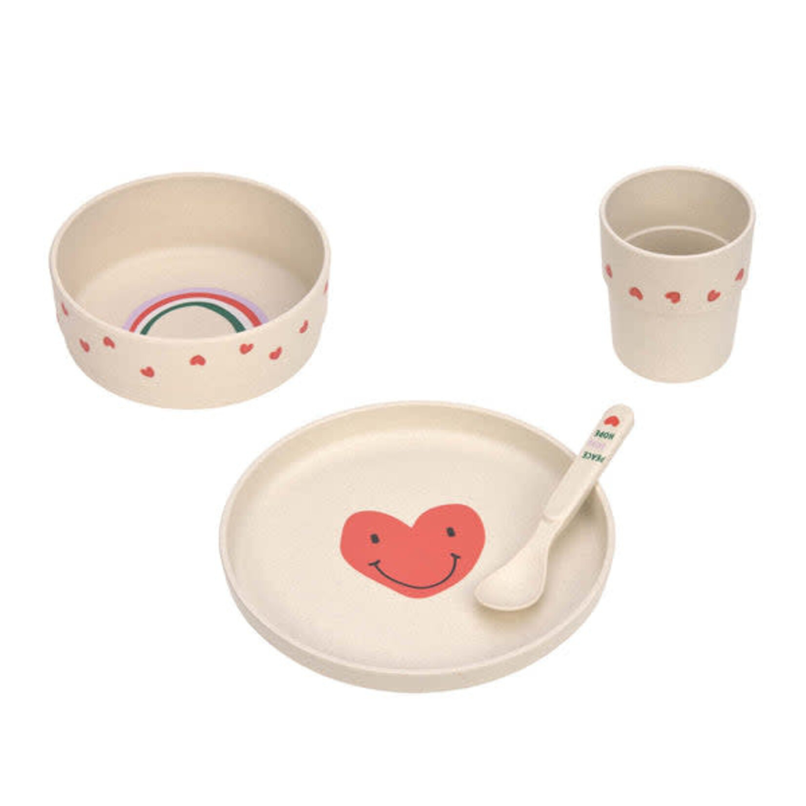 Heart dish set