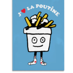 Magnet J'aime la Poutine