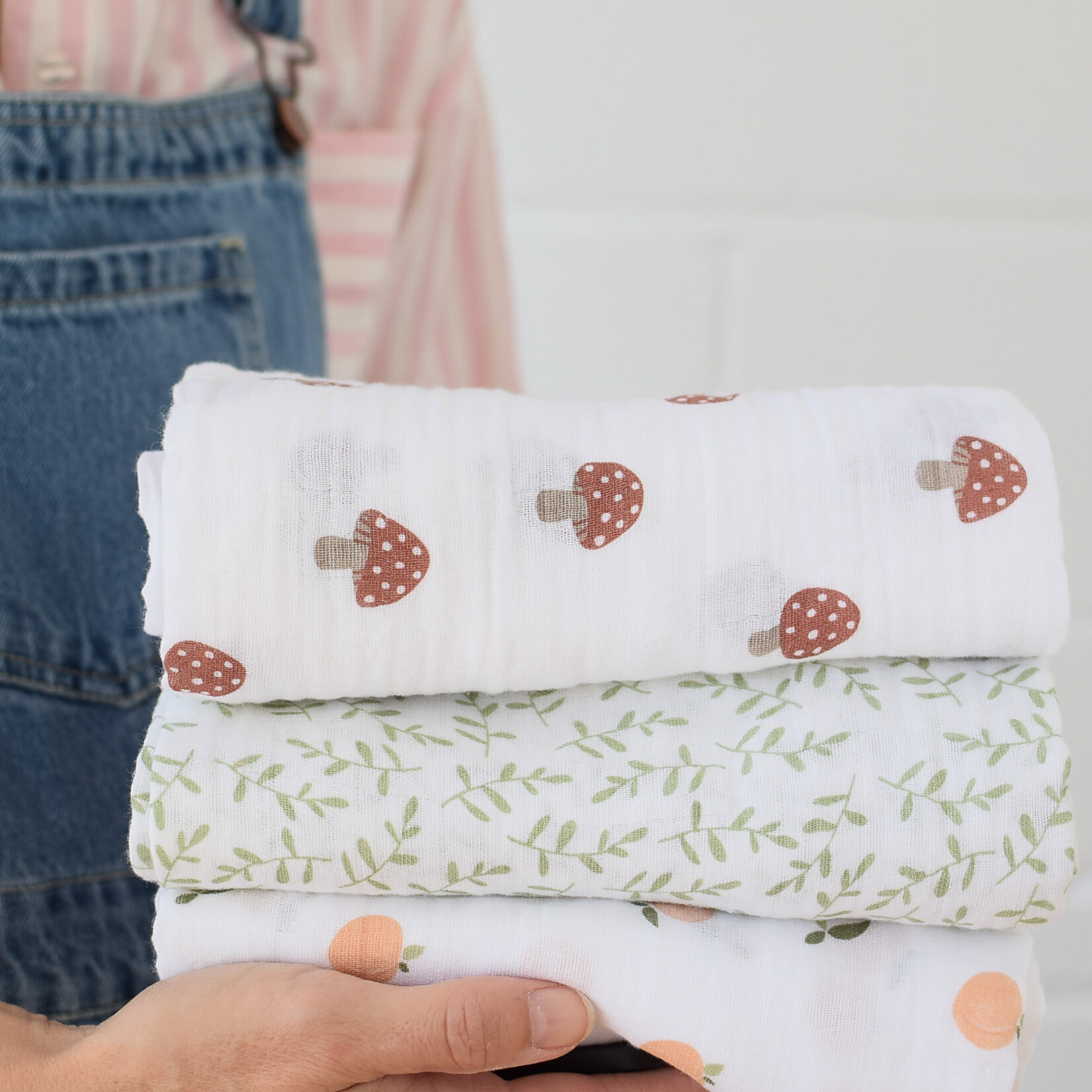 Baby changing blanket - Feuilles