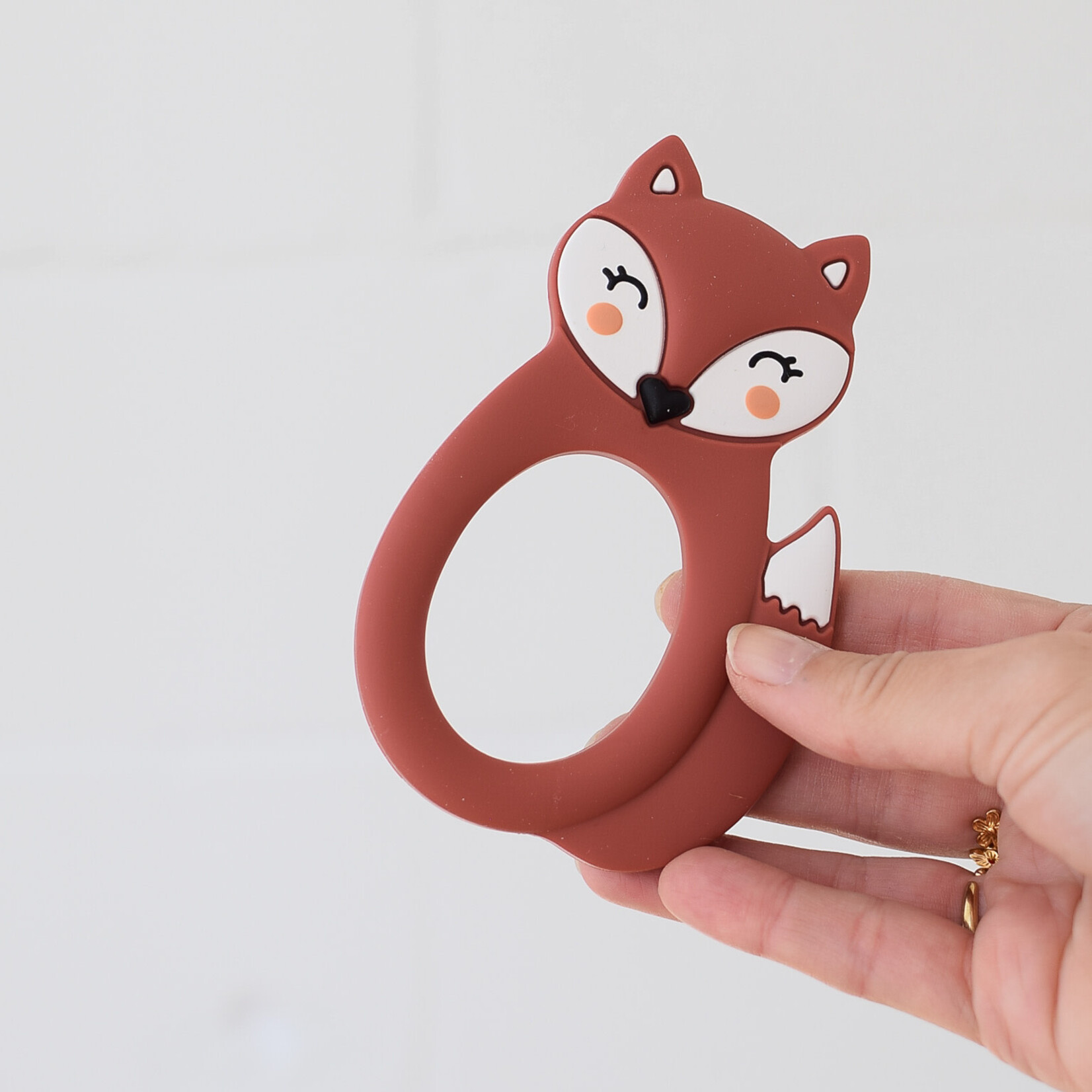 Fox teething ring