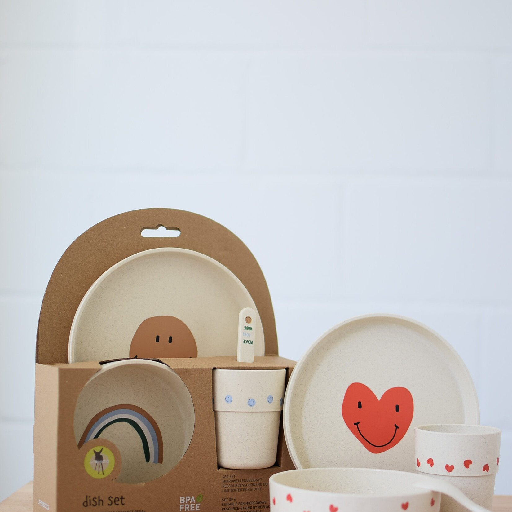 Heart dish set