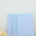 Agenda Sans Date - Bleu Pâle