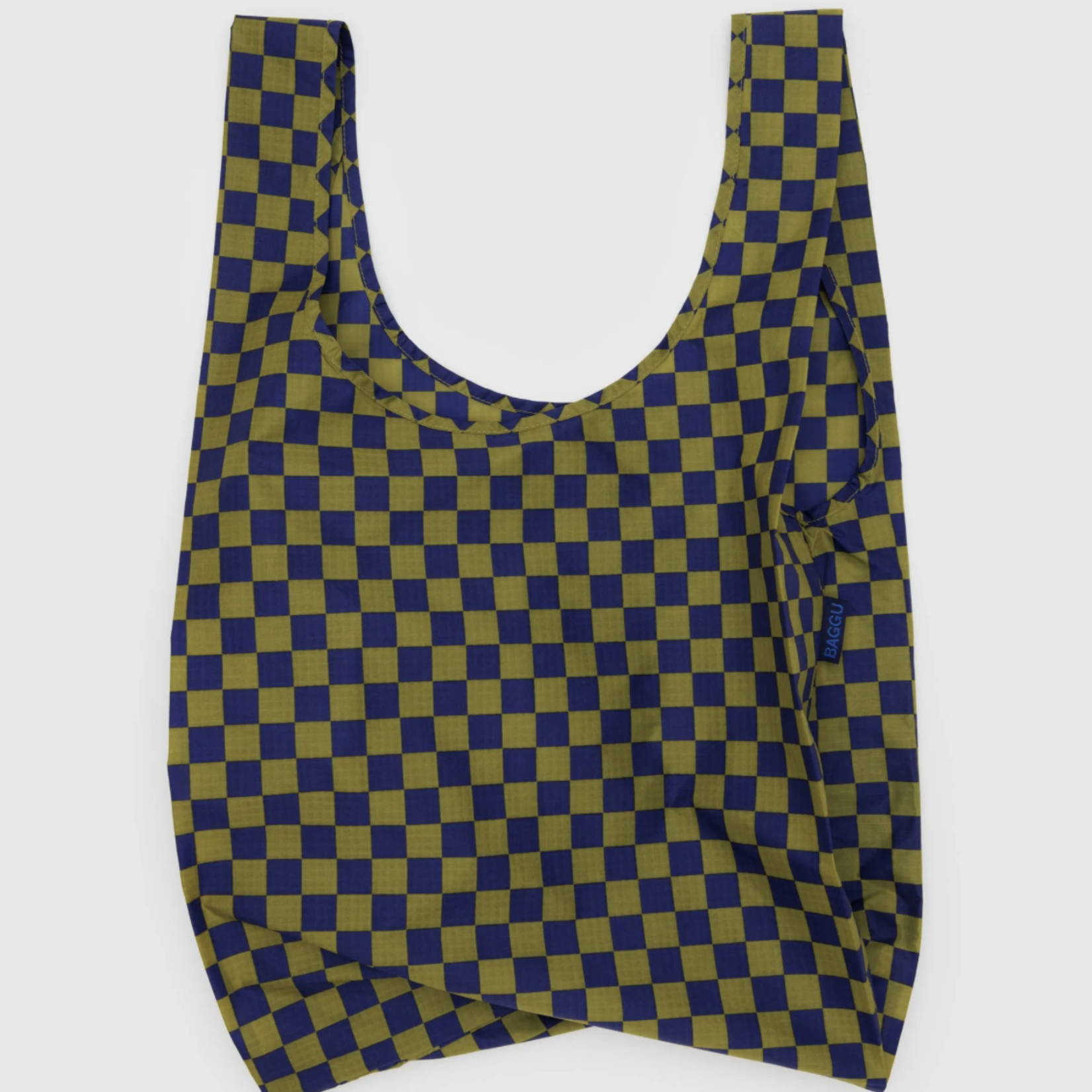 Baggu bag - Pear Navy Check