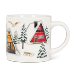Tasse cabane hiver