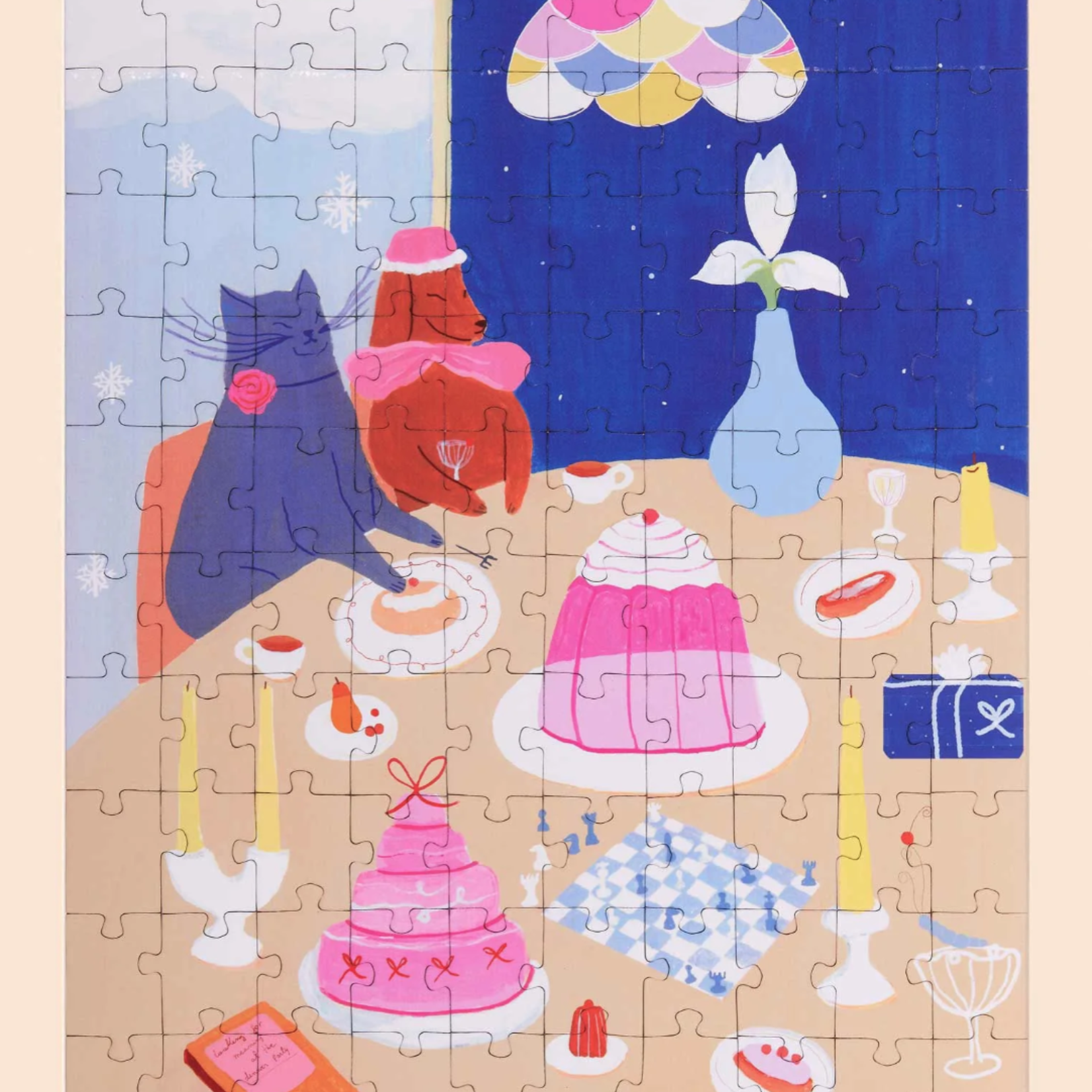 Puzzle Dîner d'animaux (100p)