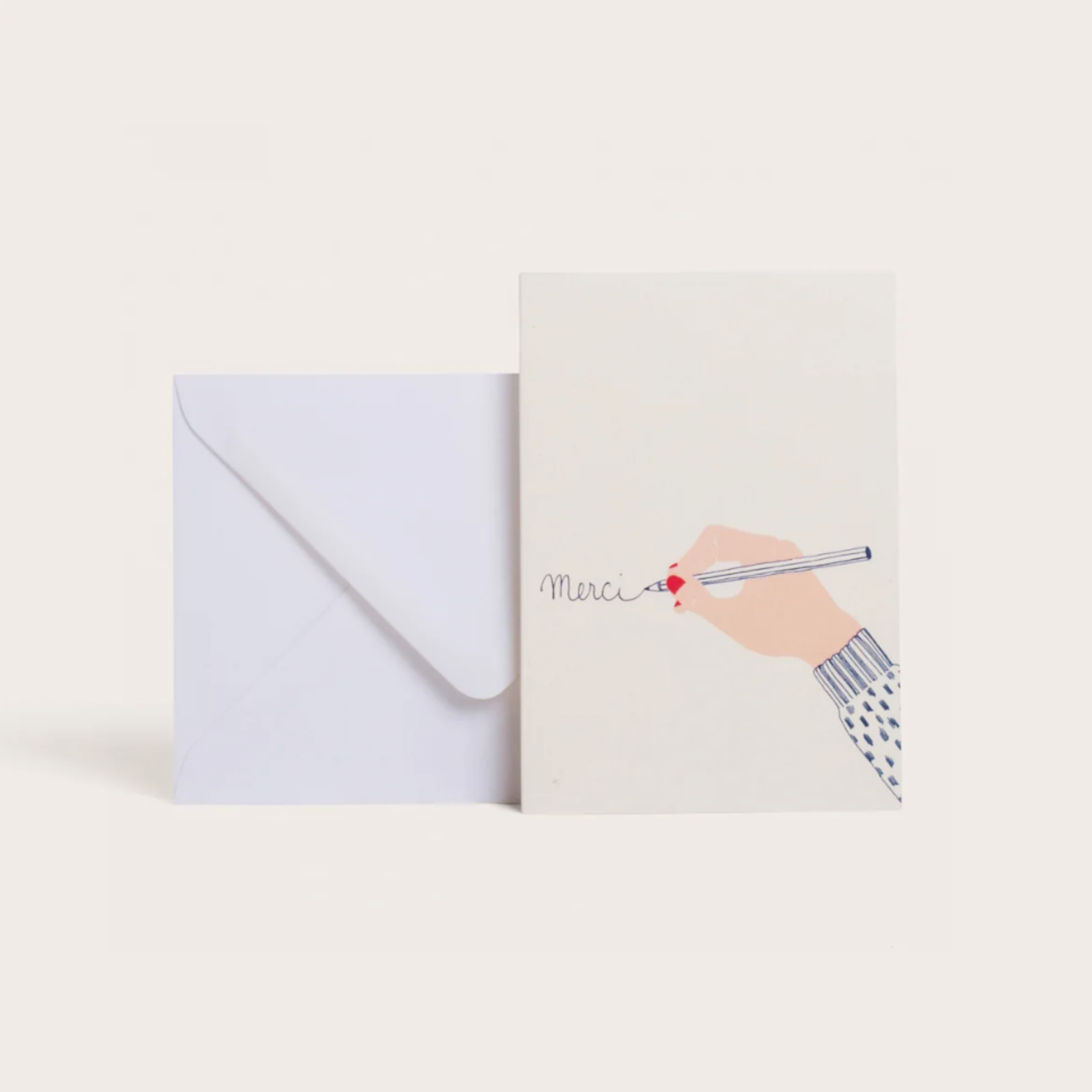 Greeting card - À La Main Merci