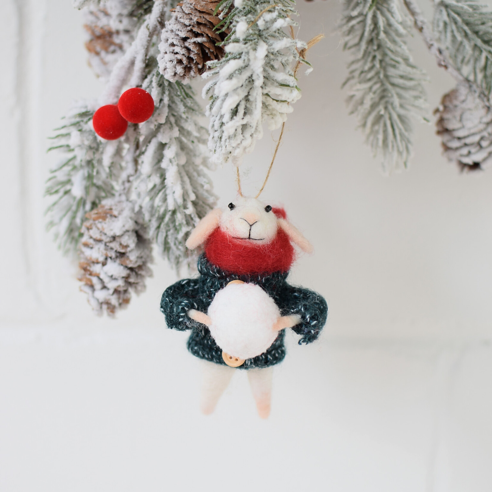 Ornament Mouse - Winter