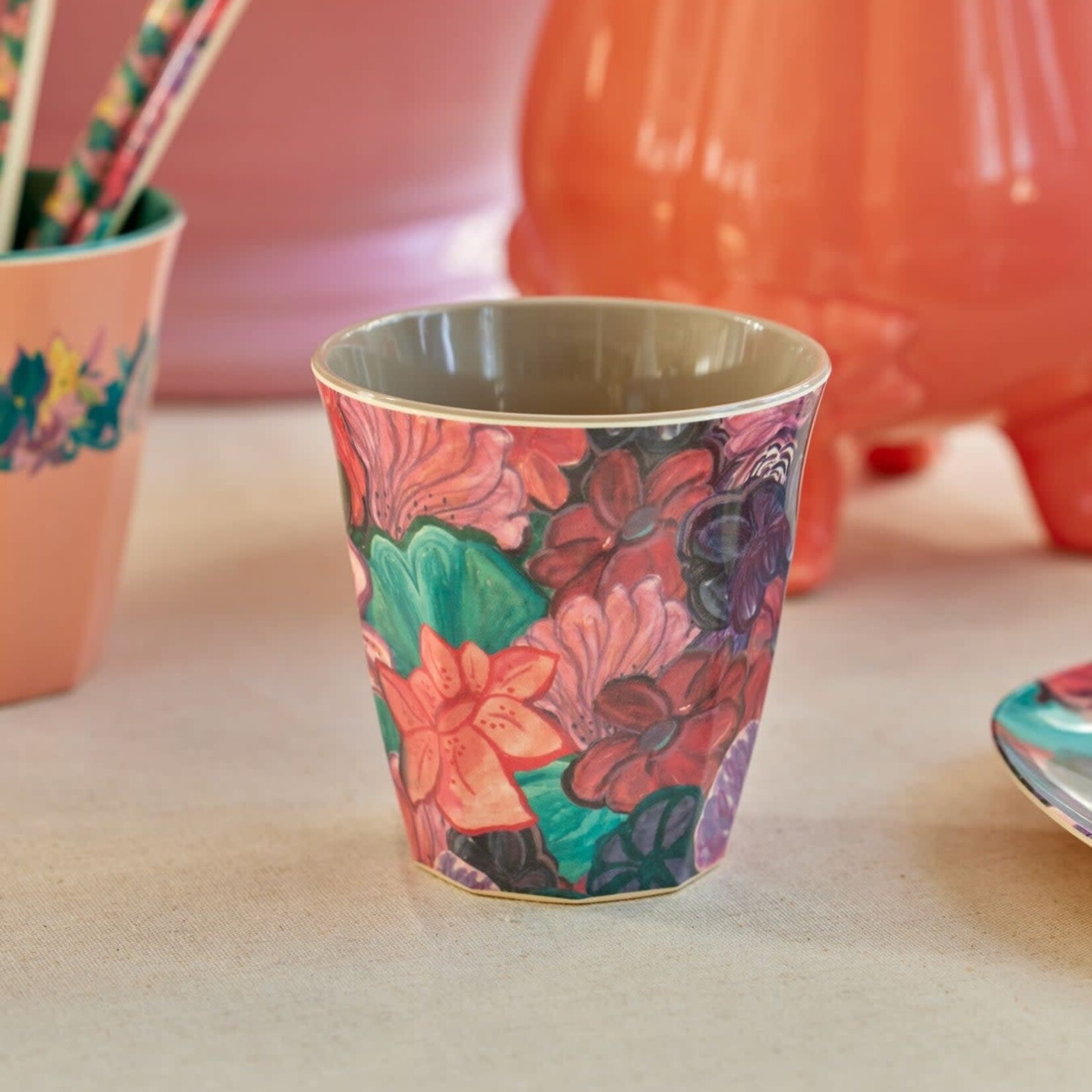 Melamine tumbler - Forest Flower