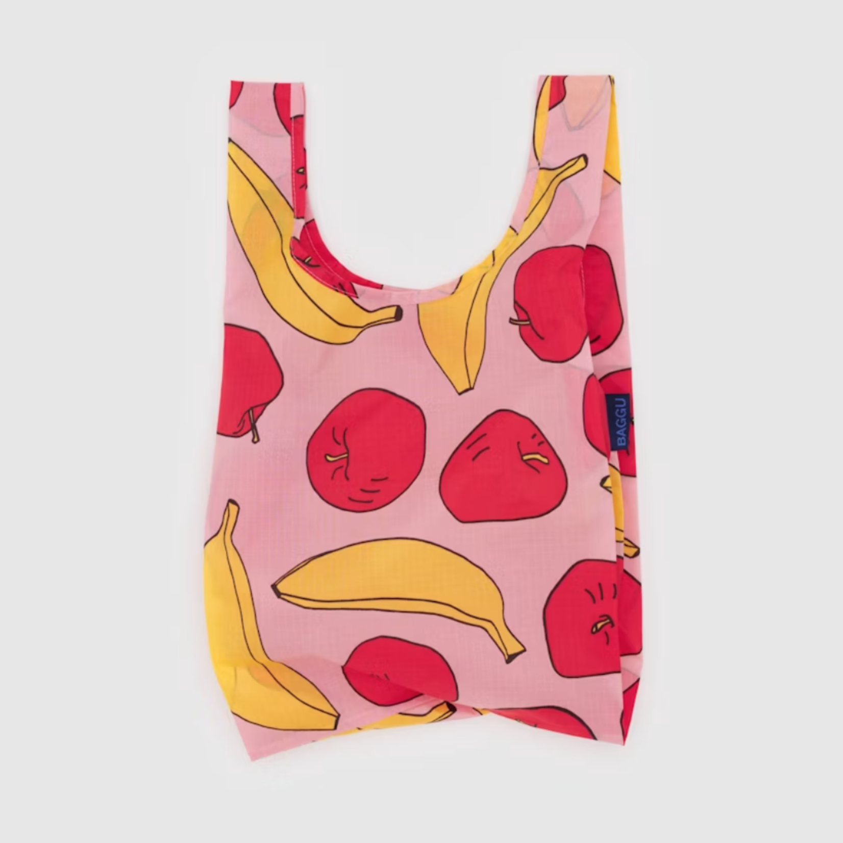 Baby Baggu - Light pink Apples & Bananas