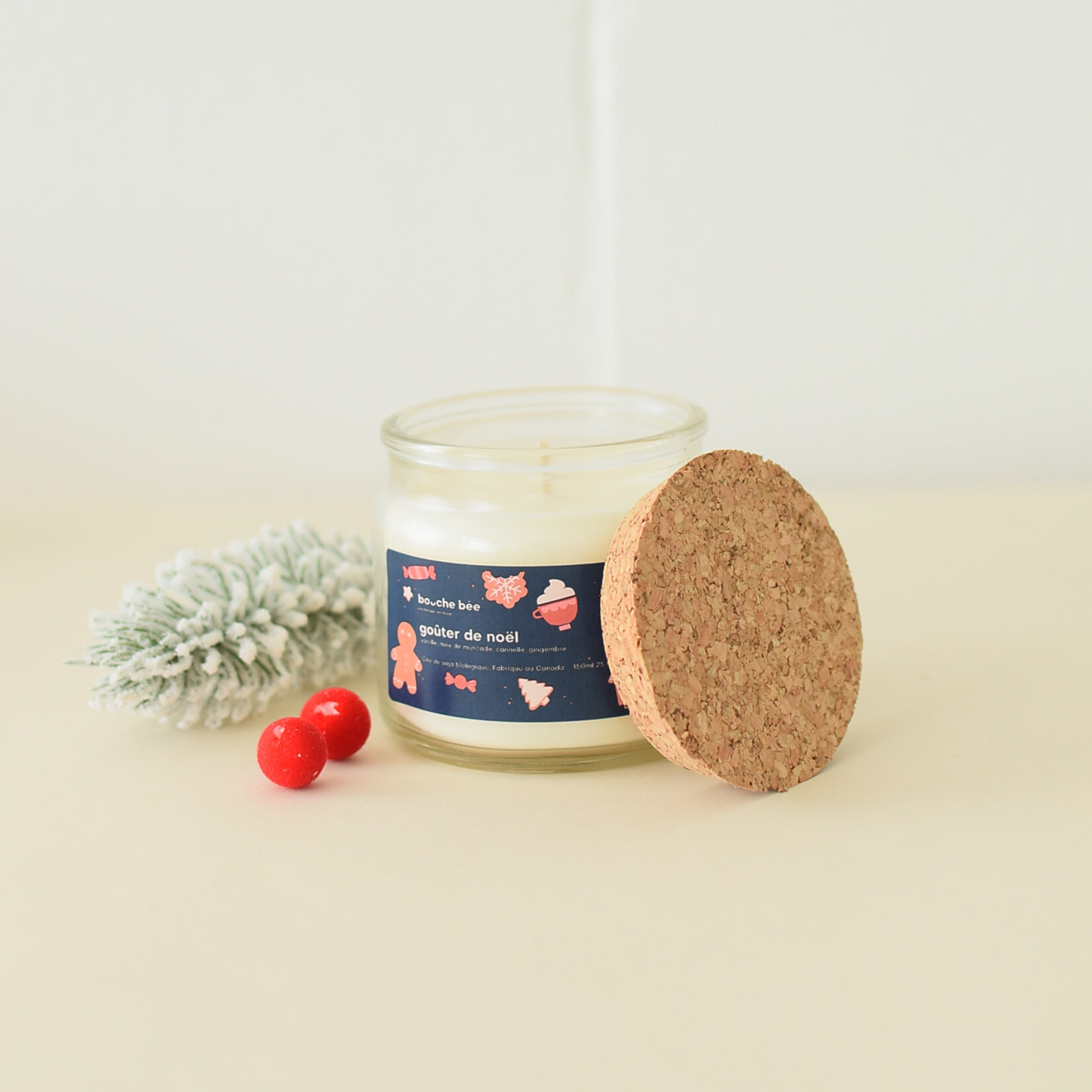 Bougie Goûter de Noël