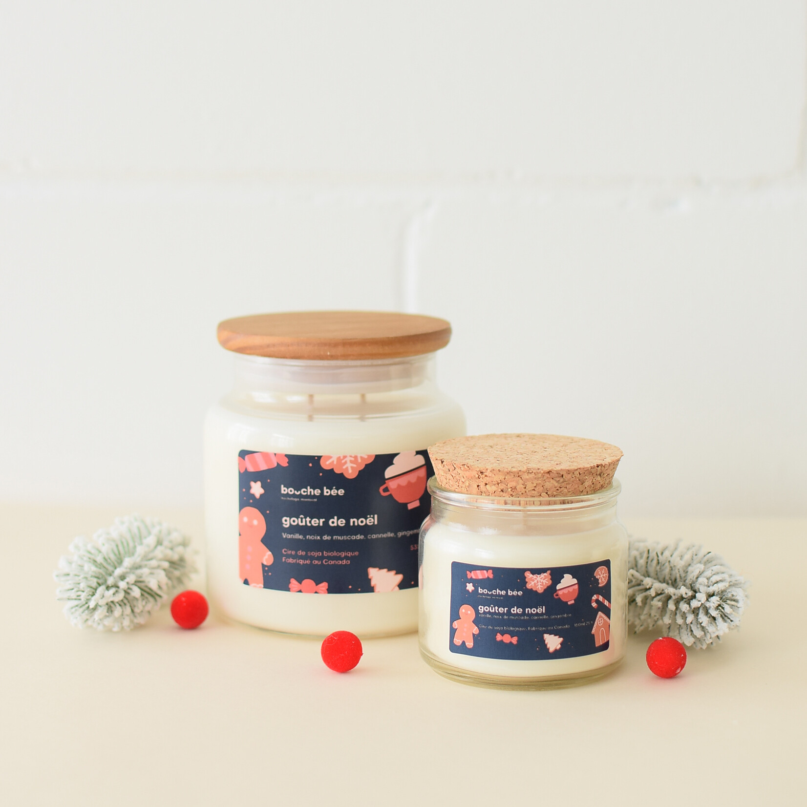 Bougie Goûter de Noël