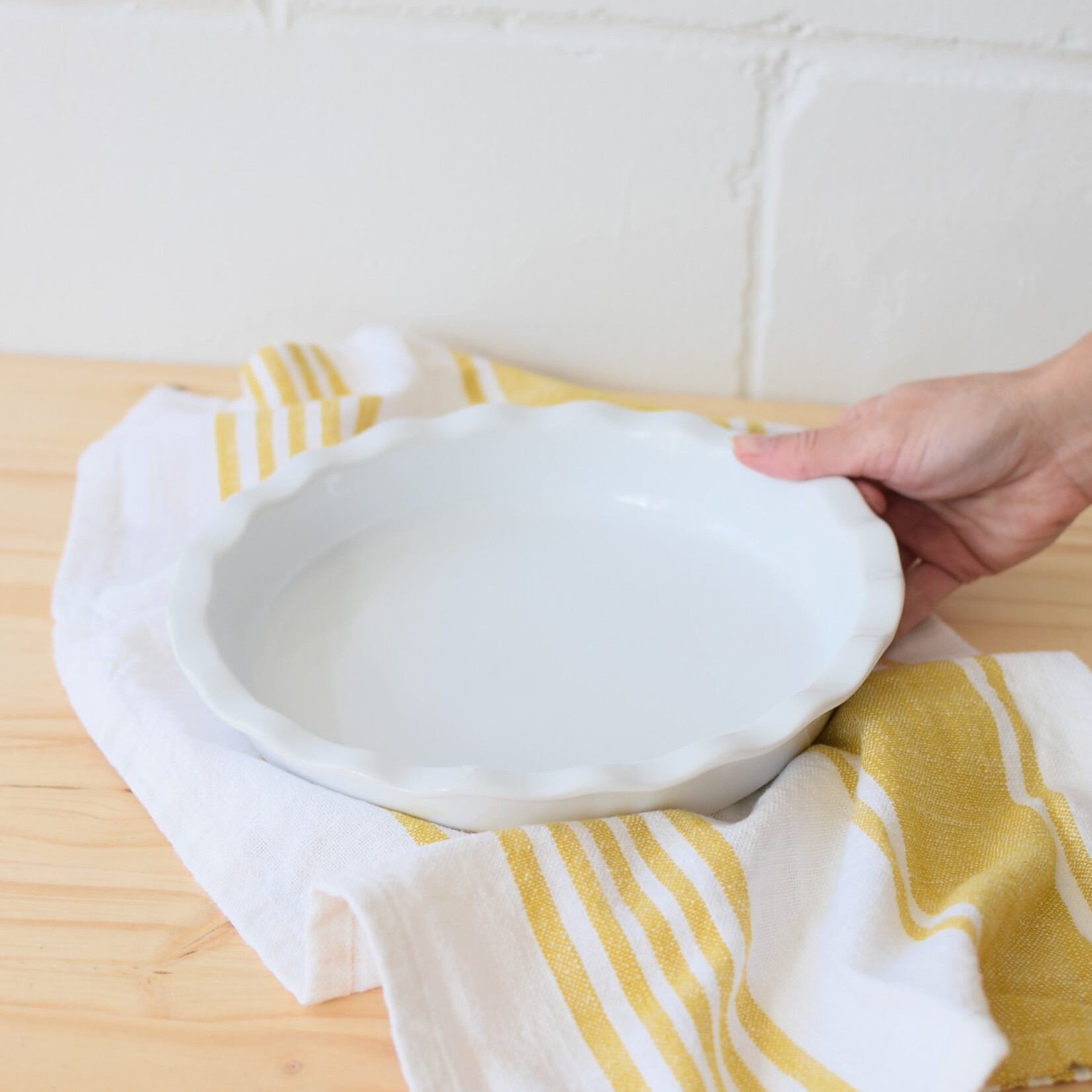 Ruffled Pie dish