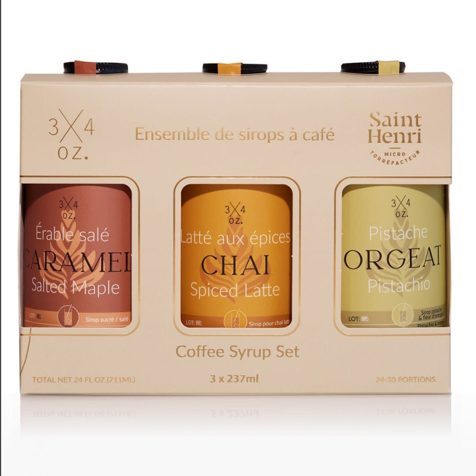 Coffee syrup set