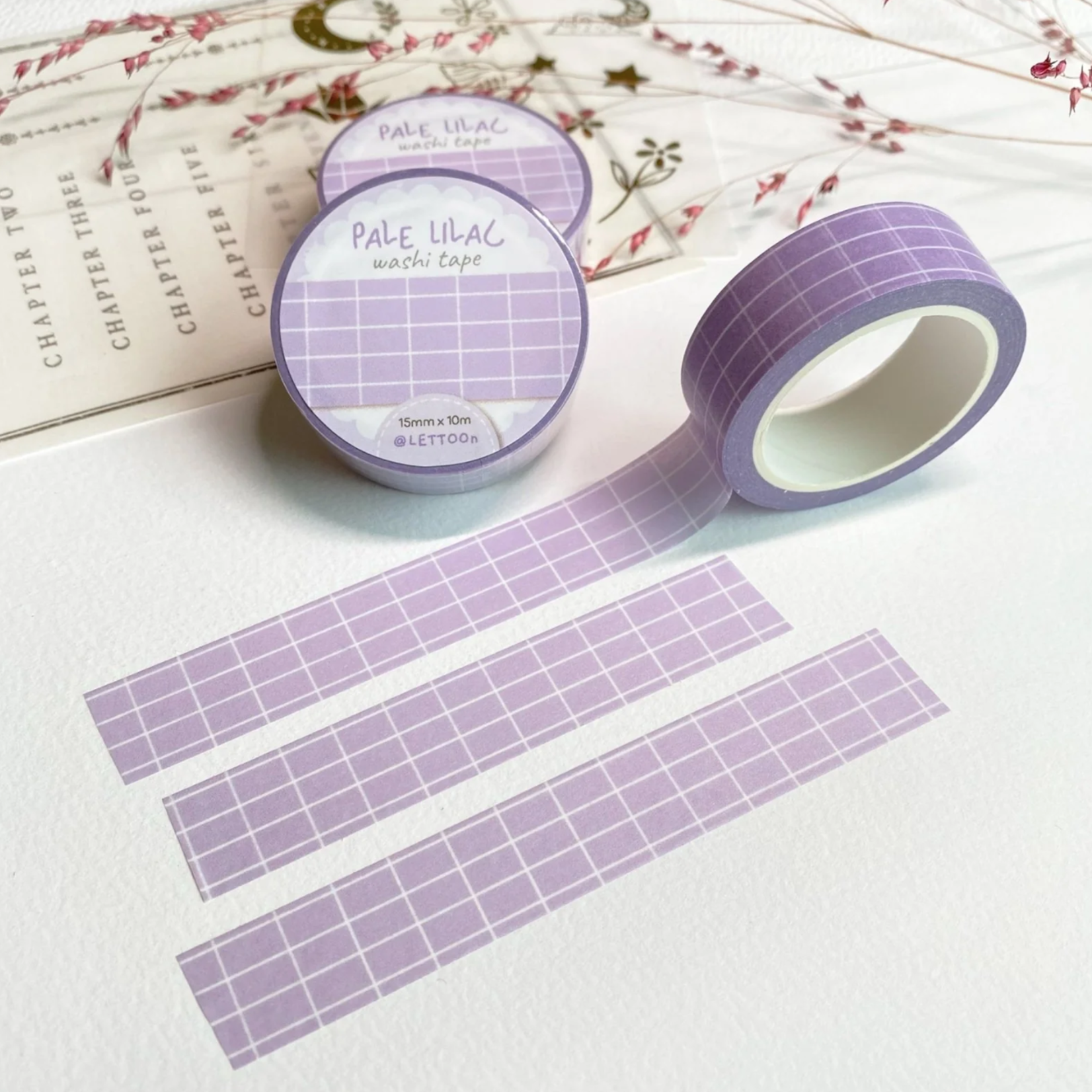 Ruban Washi carreaux