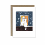 Card - Chat reflet dans le miroir