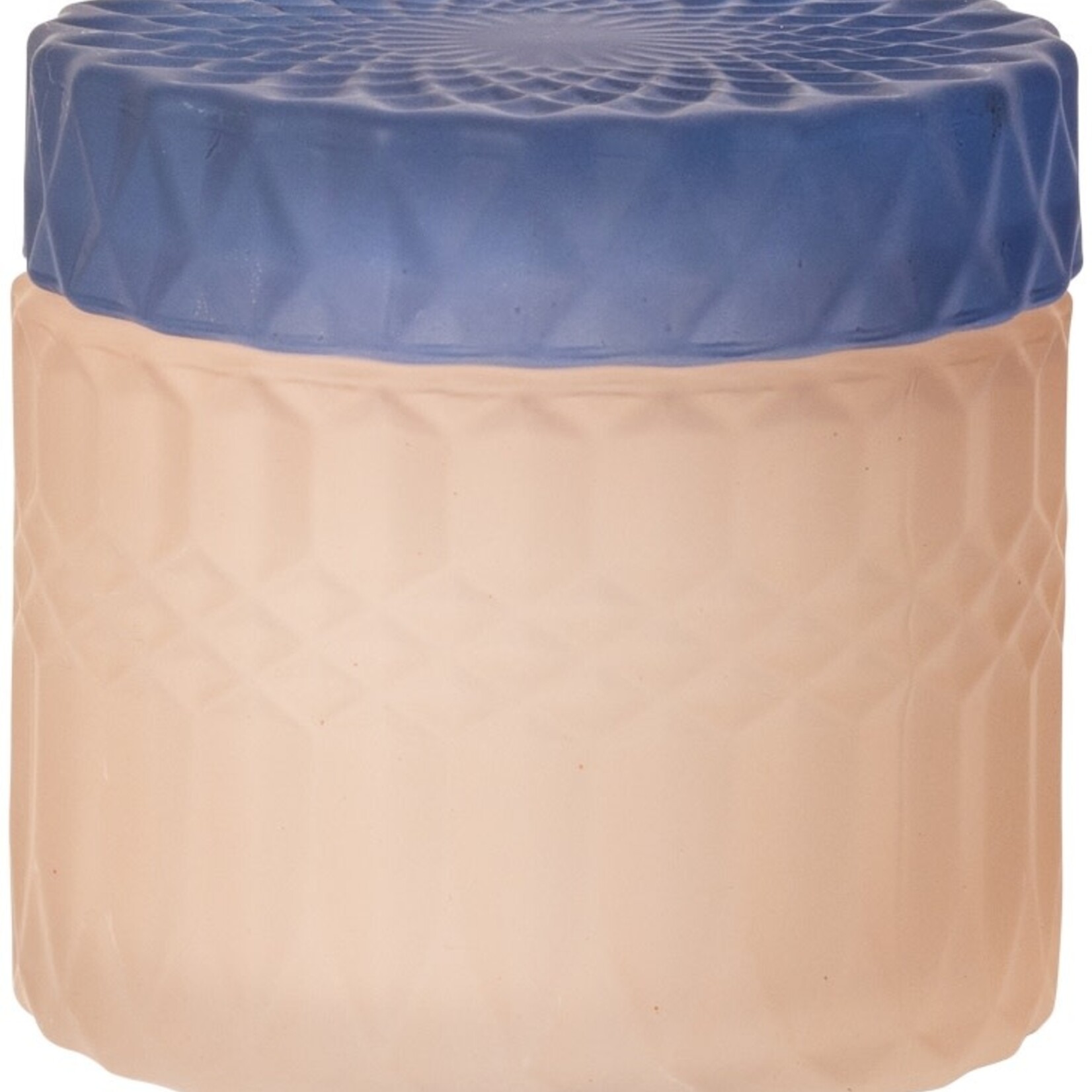 Bonbonnière ronde Bleue Pêche