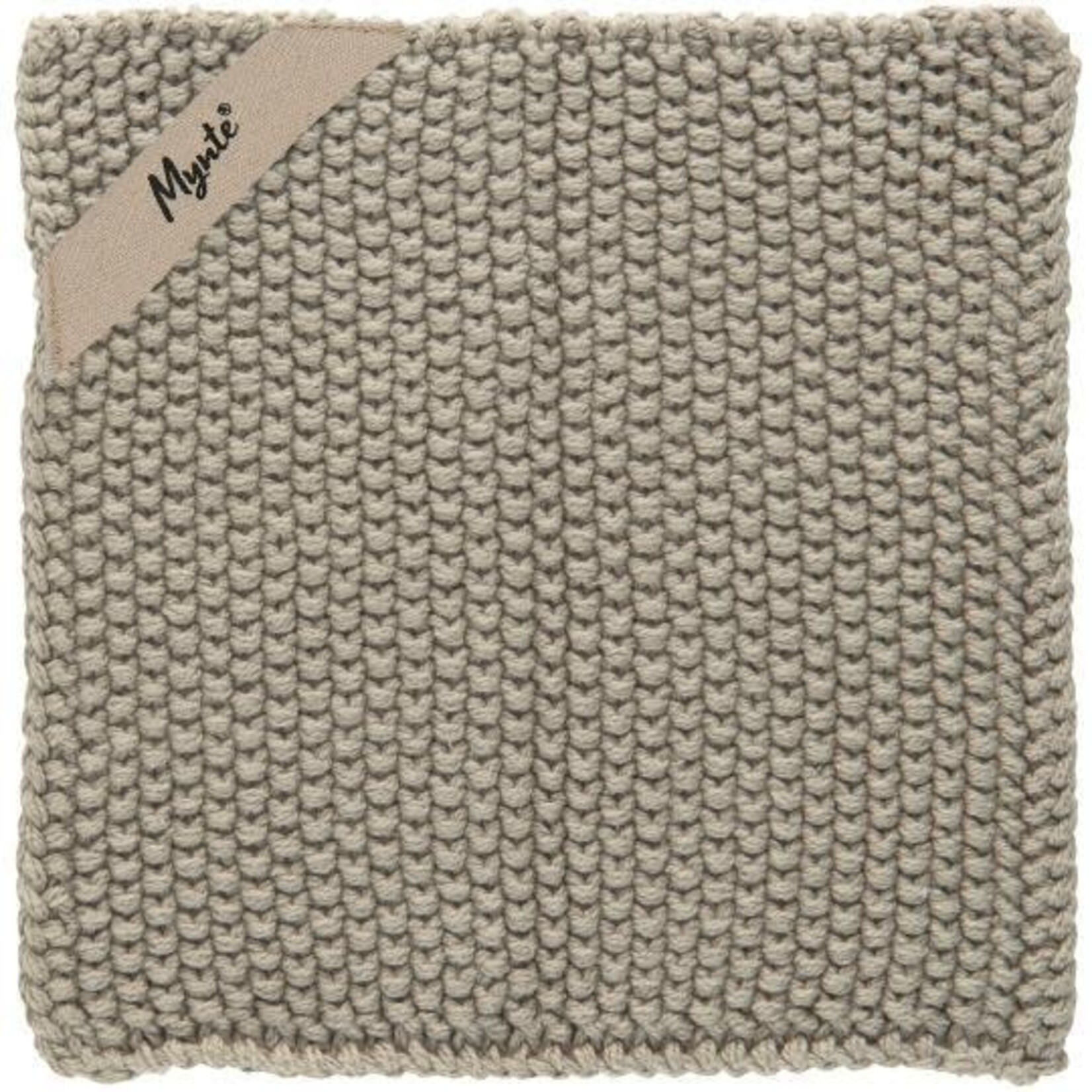 Sand knitted potholder