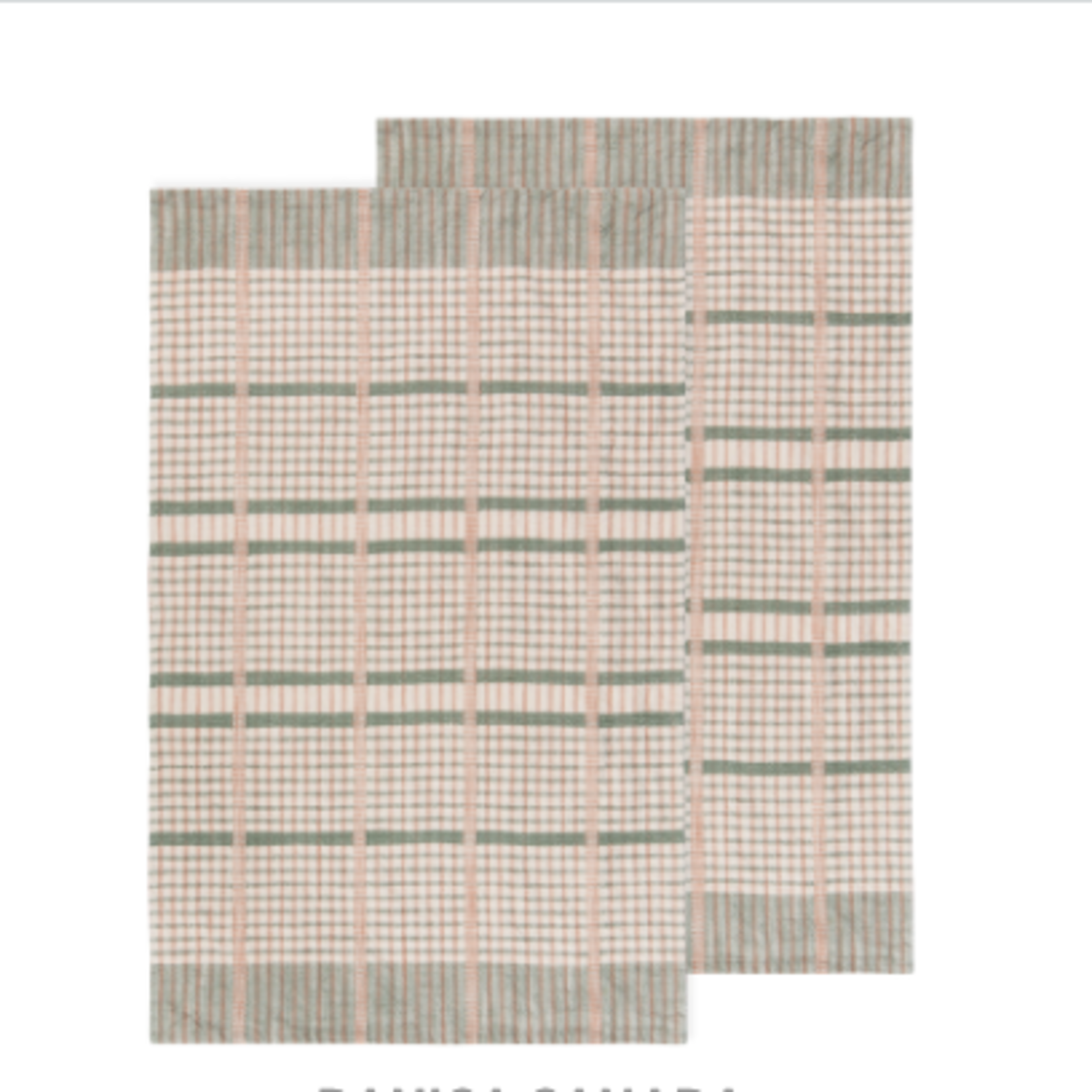 Finley Check Willow duo linens