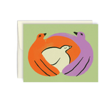 Card - Bird family
