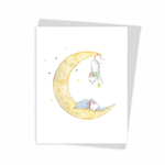 Card - In the moon