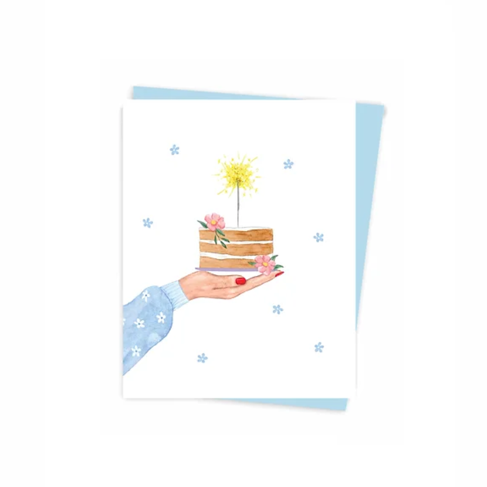 Mini carte - Gâteau de fête
