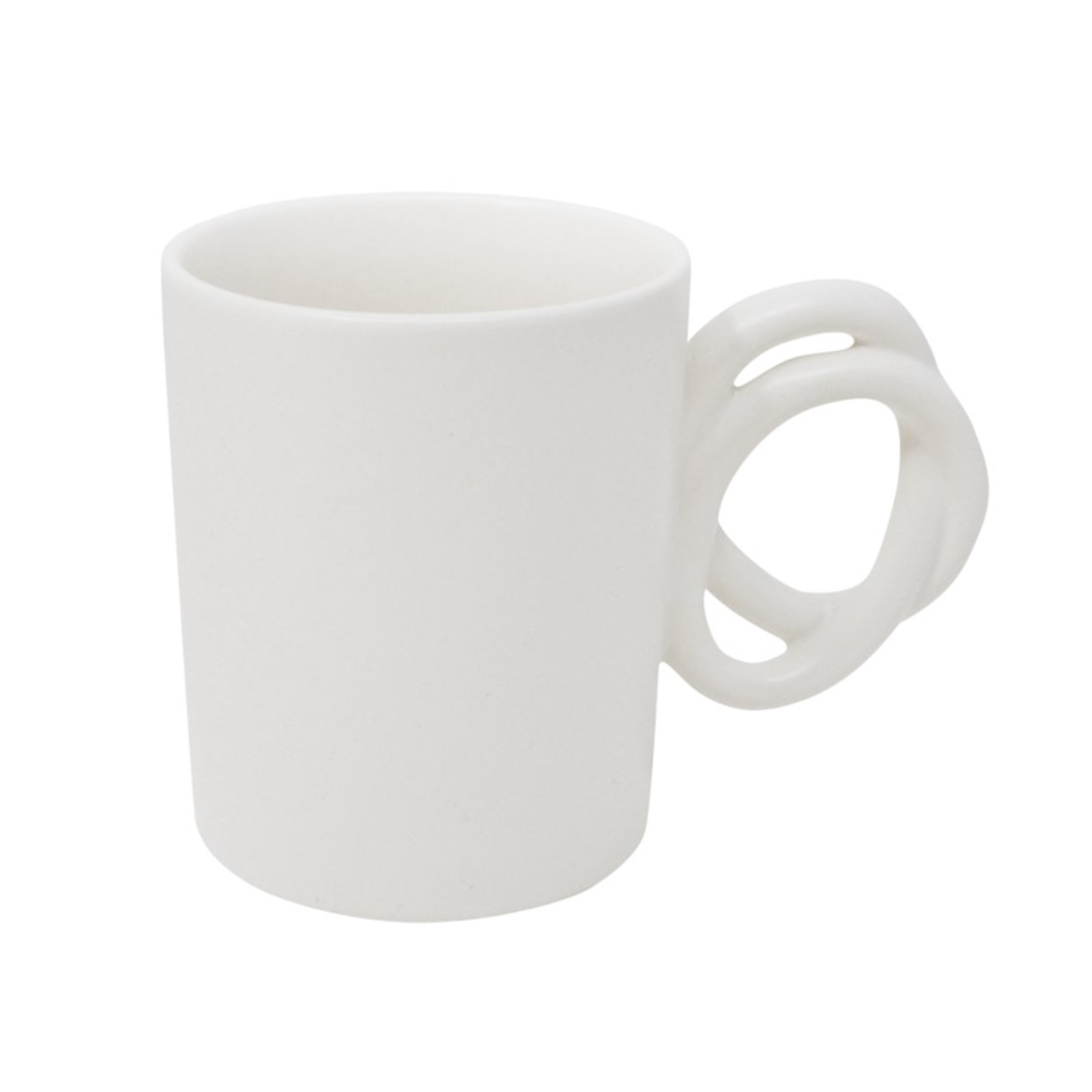 Tasse double poignée Crème