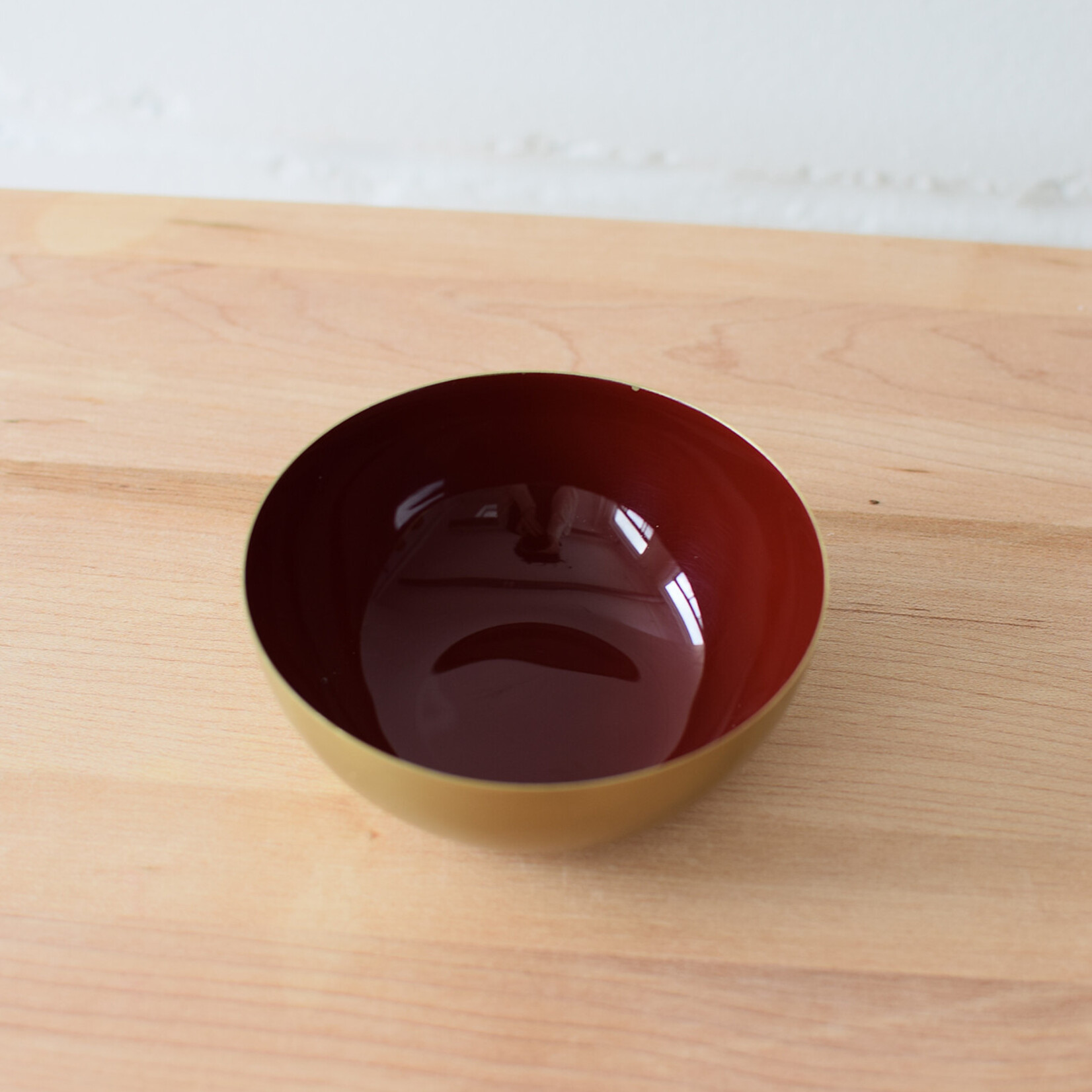 4” gold enamel mini bowl