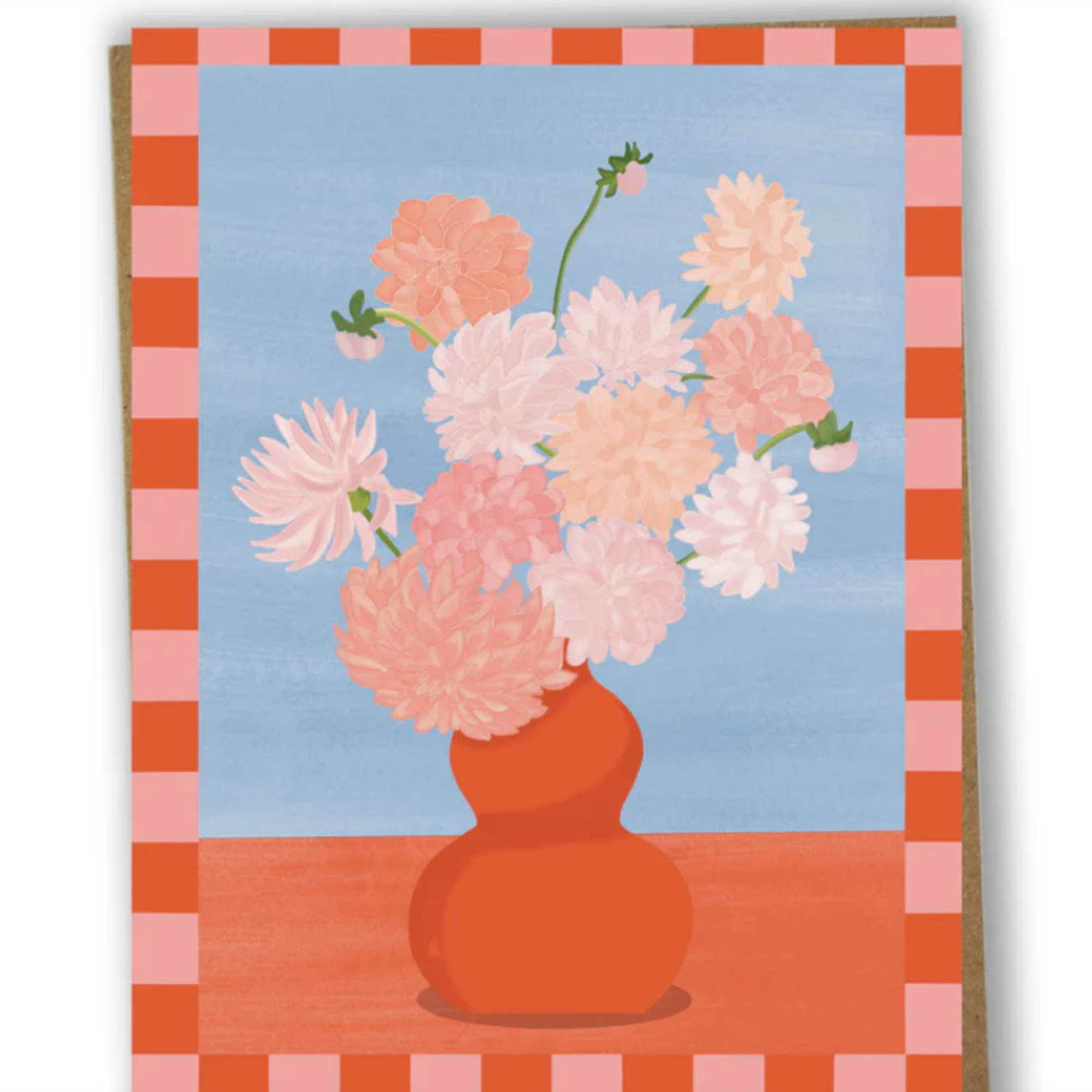 Greeting card - Dahlias