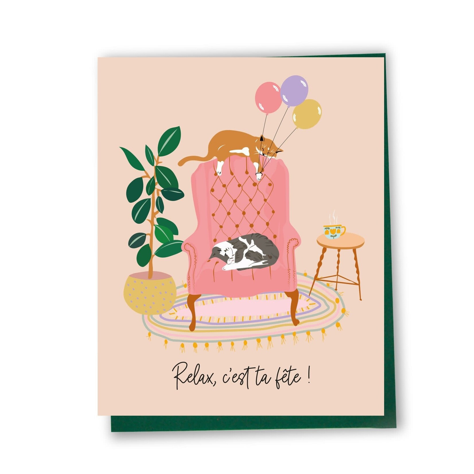 Greeting card - Relax c'est ta fête