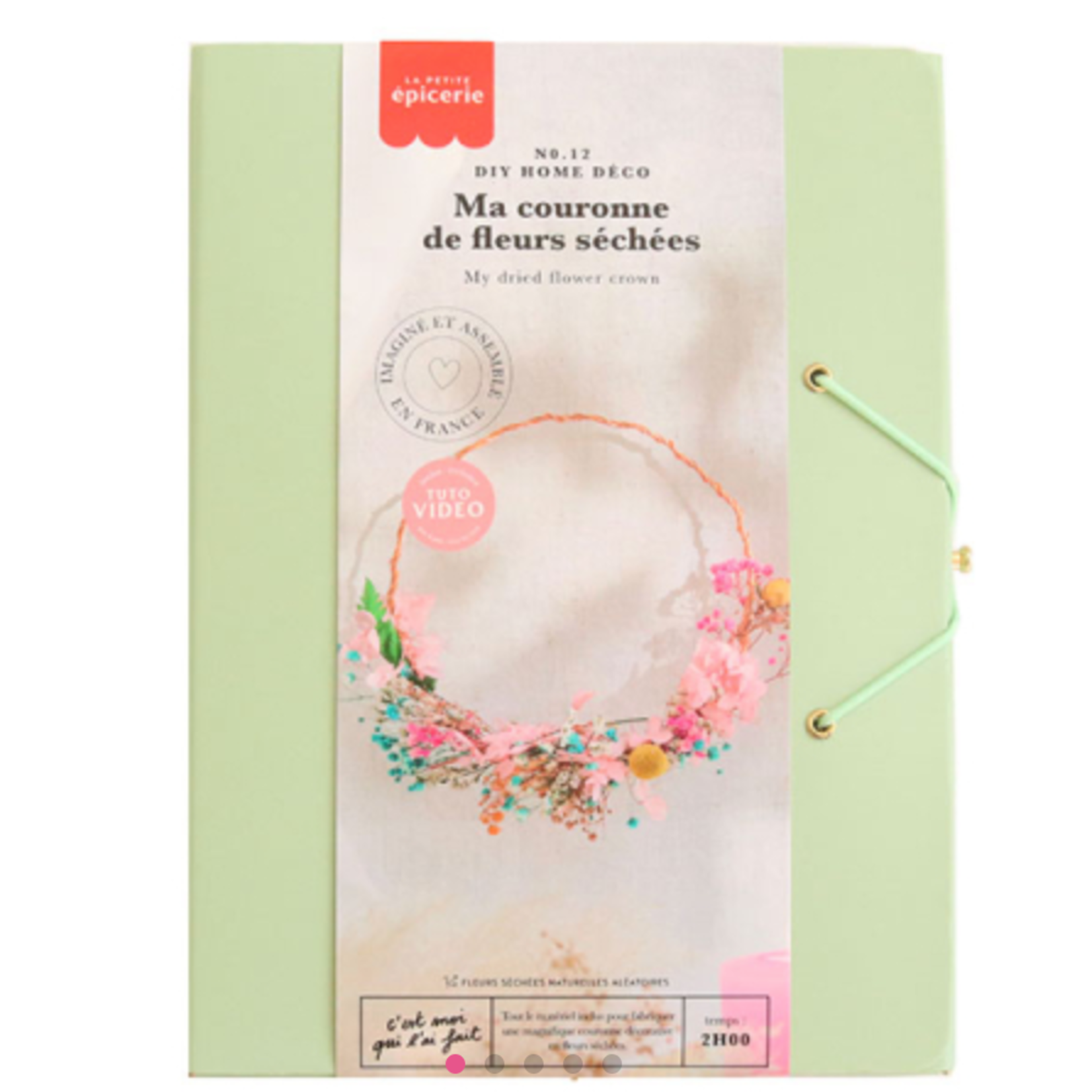 Kit DIY - Couronne Fleurs séchées