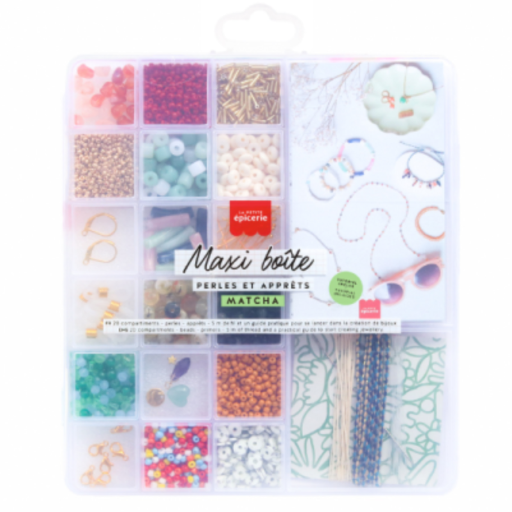Maxi boîte perles Matcha