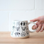 Multi-dog mug