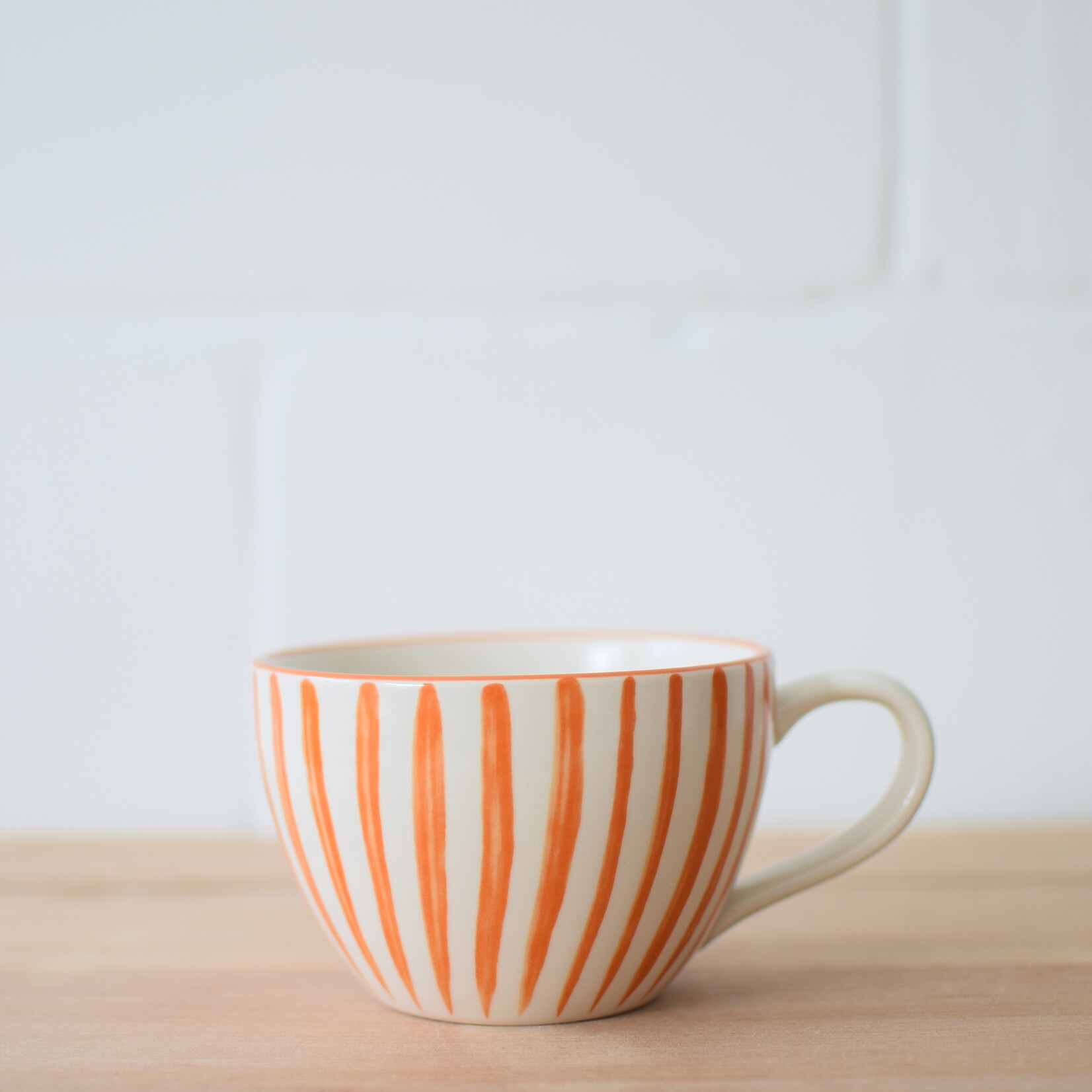 Tasse rayures Cabana Orange