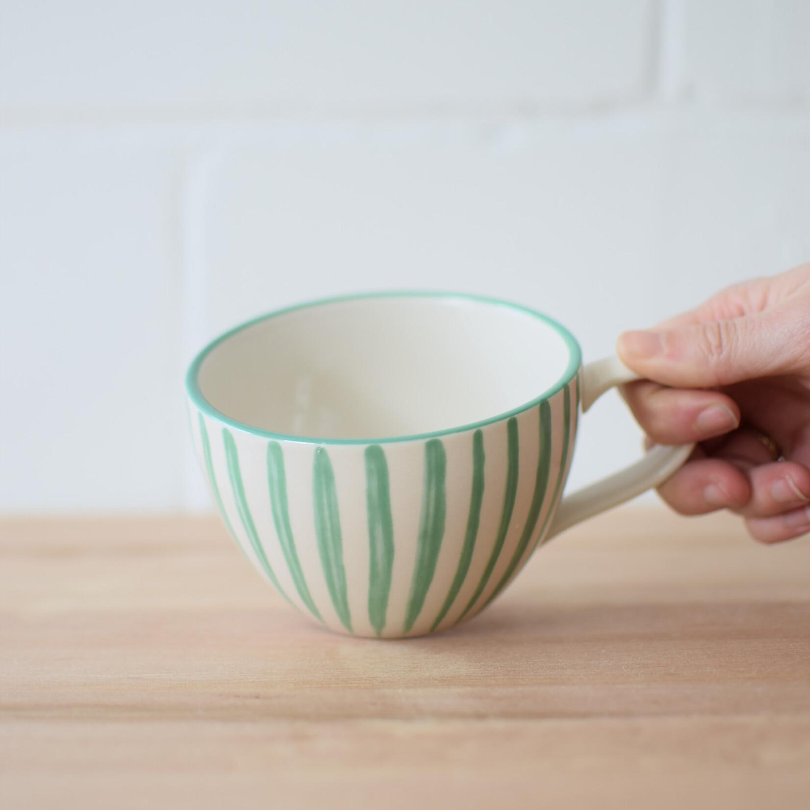 Tasse rayures Cabana Verte