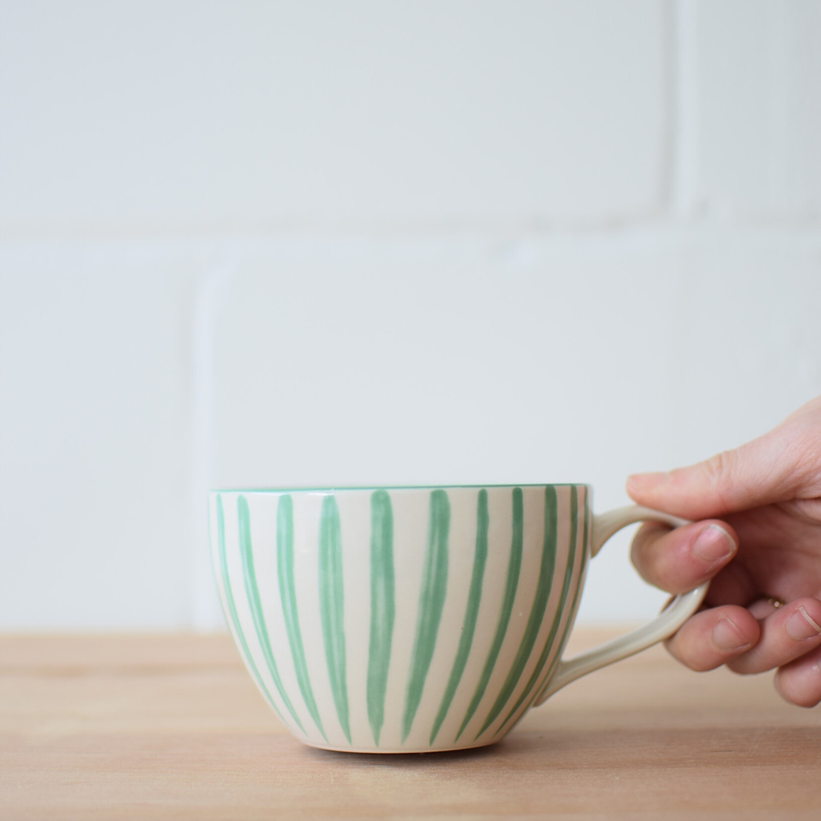 Tasse rayures Cabana Verte