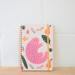 Ruled notebook - Pink Cat