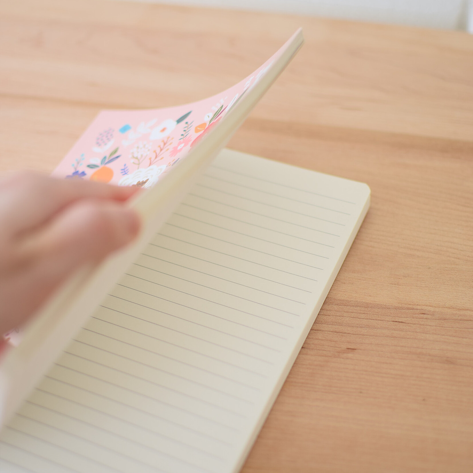 Ruled notebook - Floral