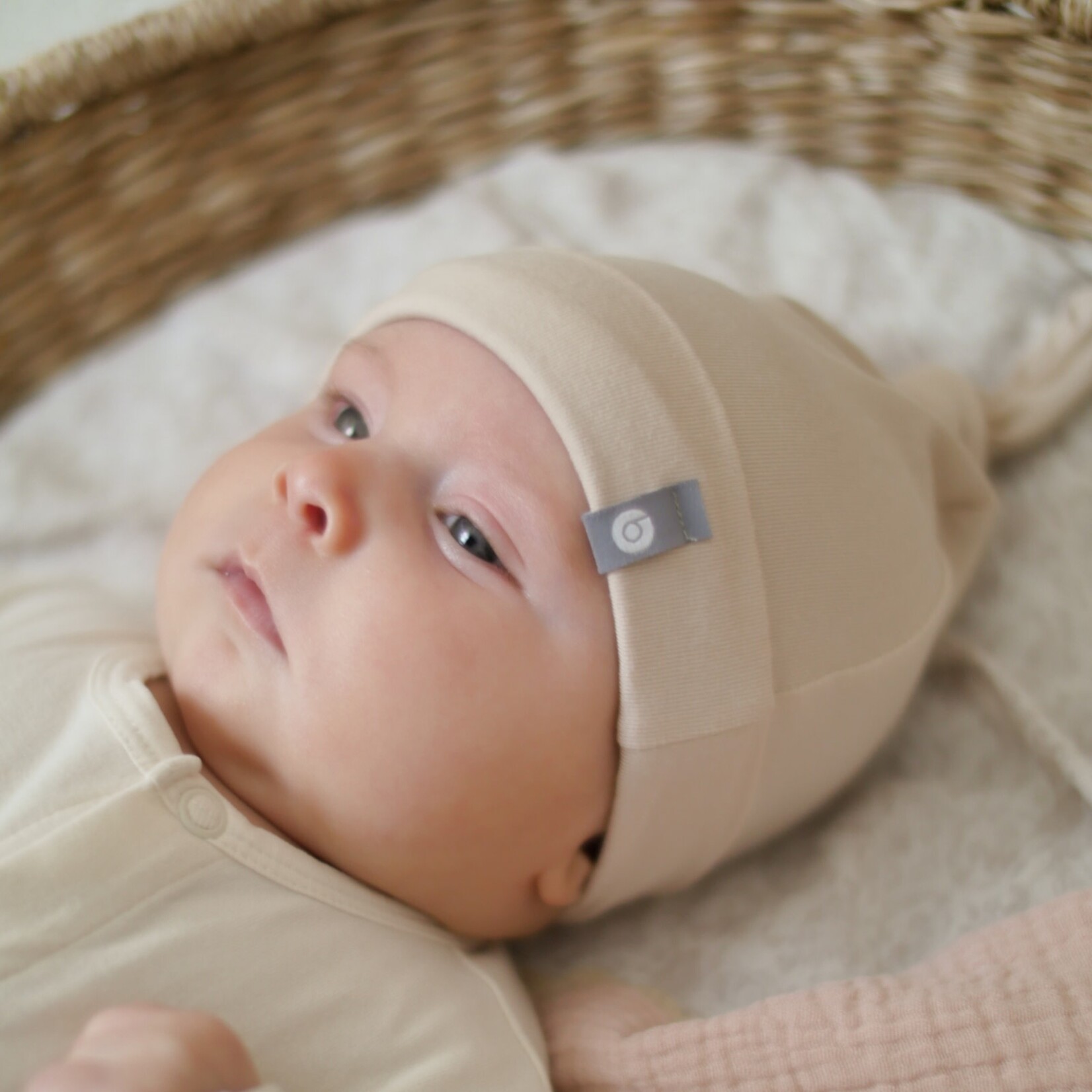 Liberty red newborn bonnet