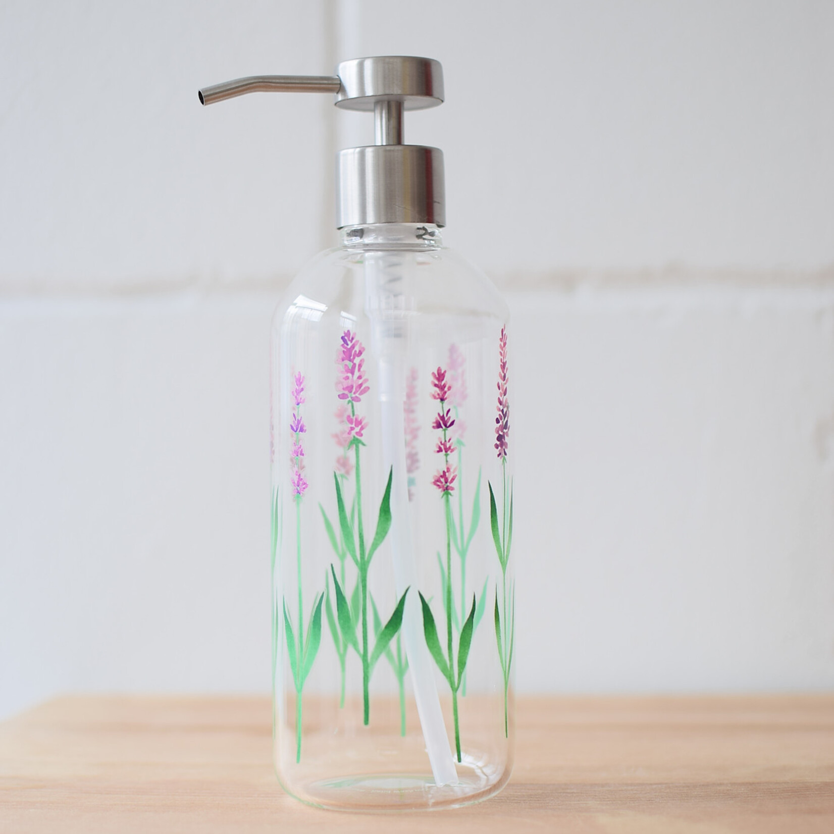 Lavender soap pump