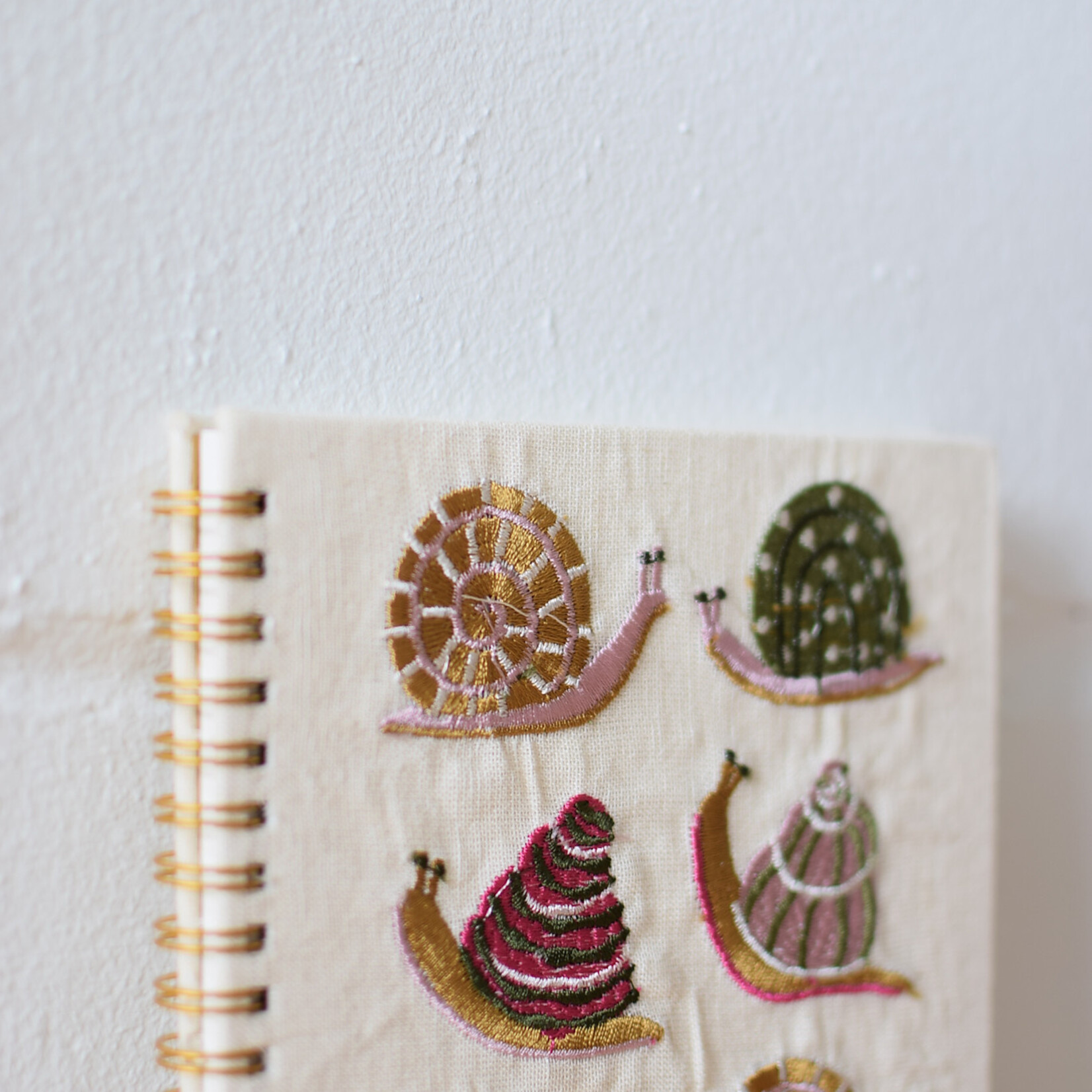 Gardenland embroidered notebook