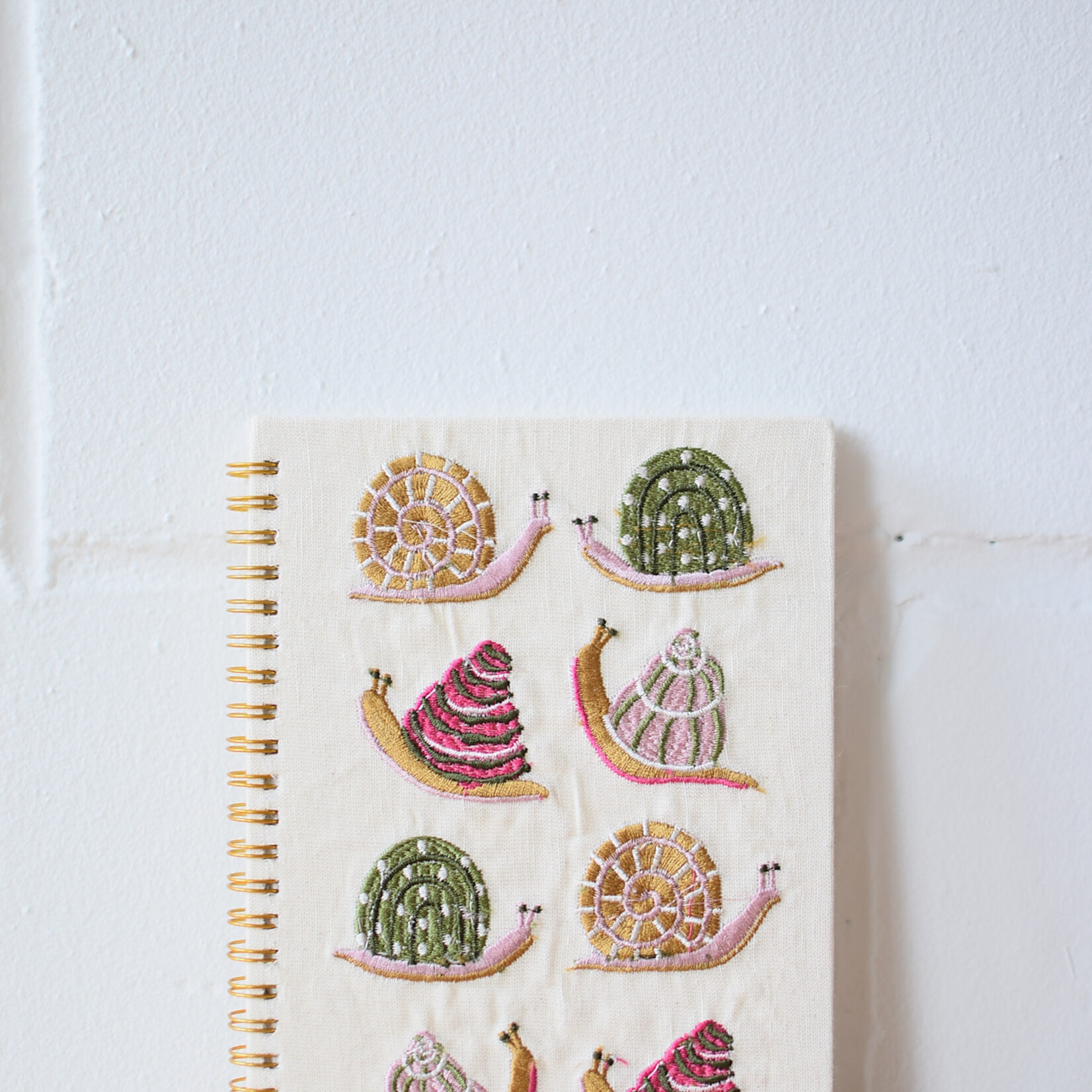 Gardenland embroidered notebook