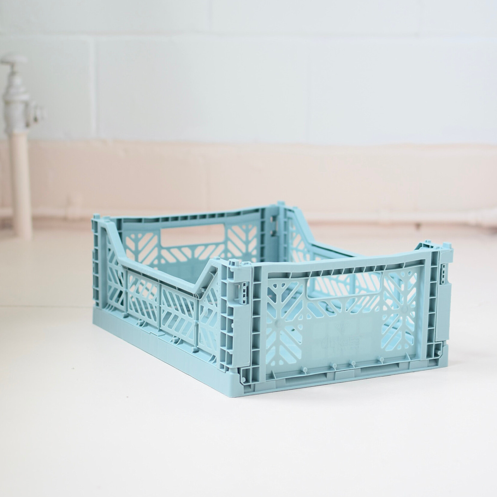 Teal crate