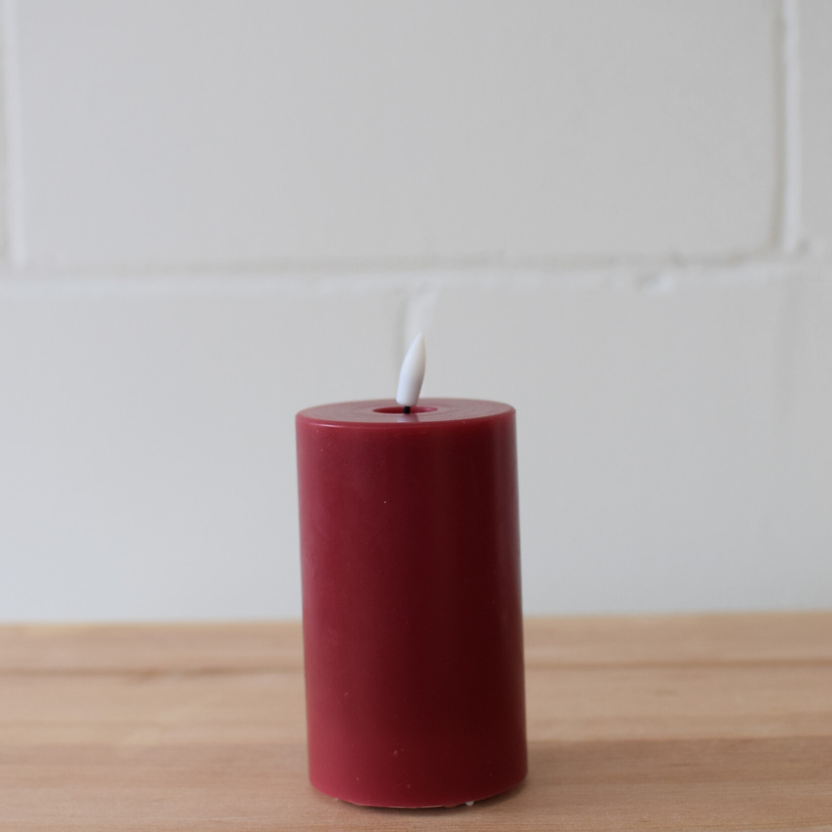 3x5” LED Pillar Candle Red