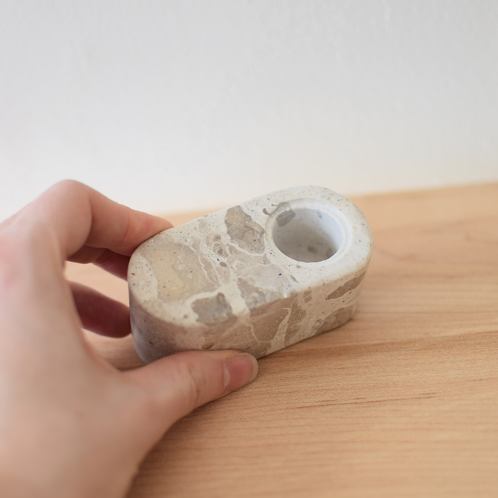 Marble candlestick