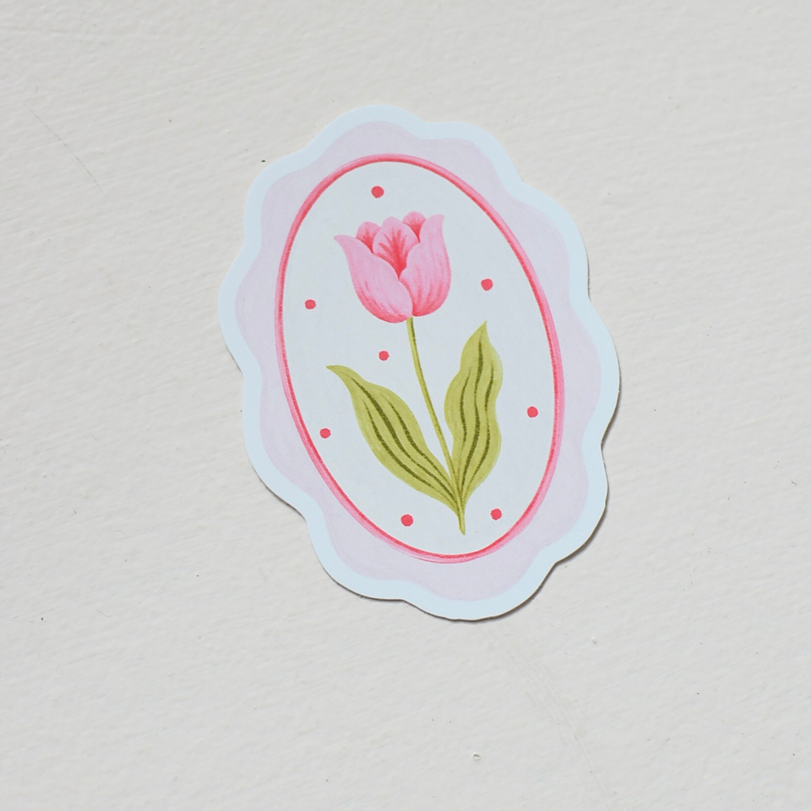 Sticker - Médaillon tulipe