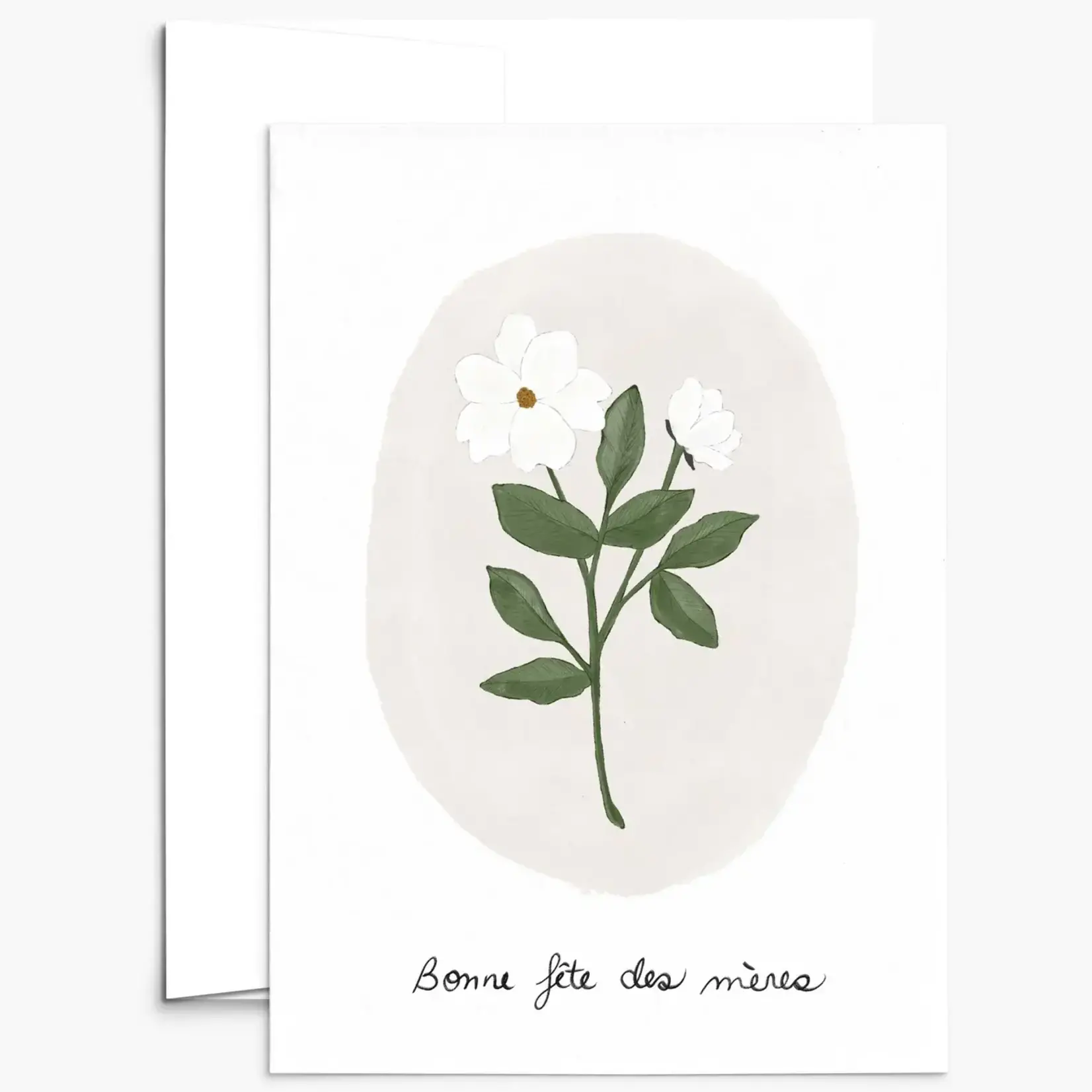 Greeting card - Fleurs Blanches